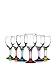 Carnival Color, Wine Glass 10 OZ, Set of 6 - 10 OZ