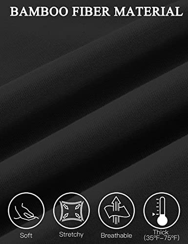 Tapata Womens Button Down Shirts Classic Fit Long Sleeve Blouses Stretch Tops For Work Business Casual Dressy Black Small #TOP1