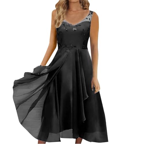 Robe de demoiselle d'honneur grande taille en mousseline et dentelle chic pour mariage d'été