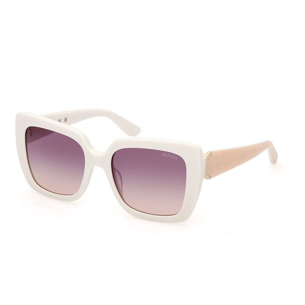 Guess Women's White/Purple Sunglasses Gu7889 21Z Gradient Mirror