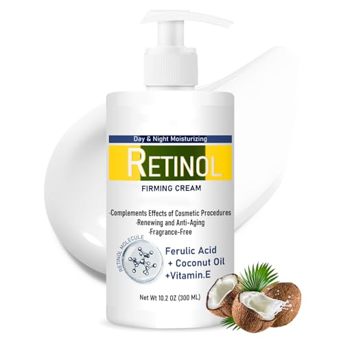 ARCHIDATE Skin Firming Cream - Retinol Body Lotion - Hautstraffende Creme - Retinol Körperlotion - Anti Falten Retinolcreme mit Kokosöl - Feuchtigkeitscreme Körpercreme - Hautpflege Gesicht & Körper