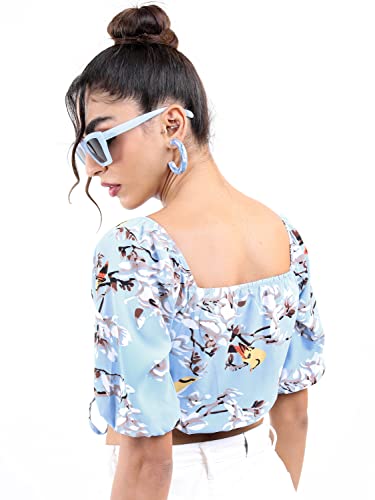 Image of KETCH Women Regular Fit Printed Short Sleeve Tops