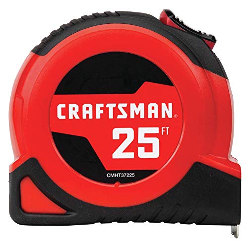 image for CRAFTSMAN Tape Measure, Self-Lock, 25-Foot with Stud Finder, 3/4-Inch 