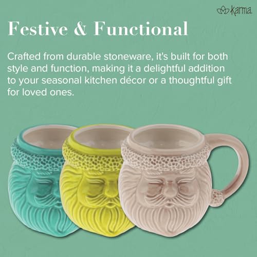 Taza de Cerámica Santa 18 oz Verde Oscuro miniatura 4