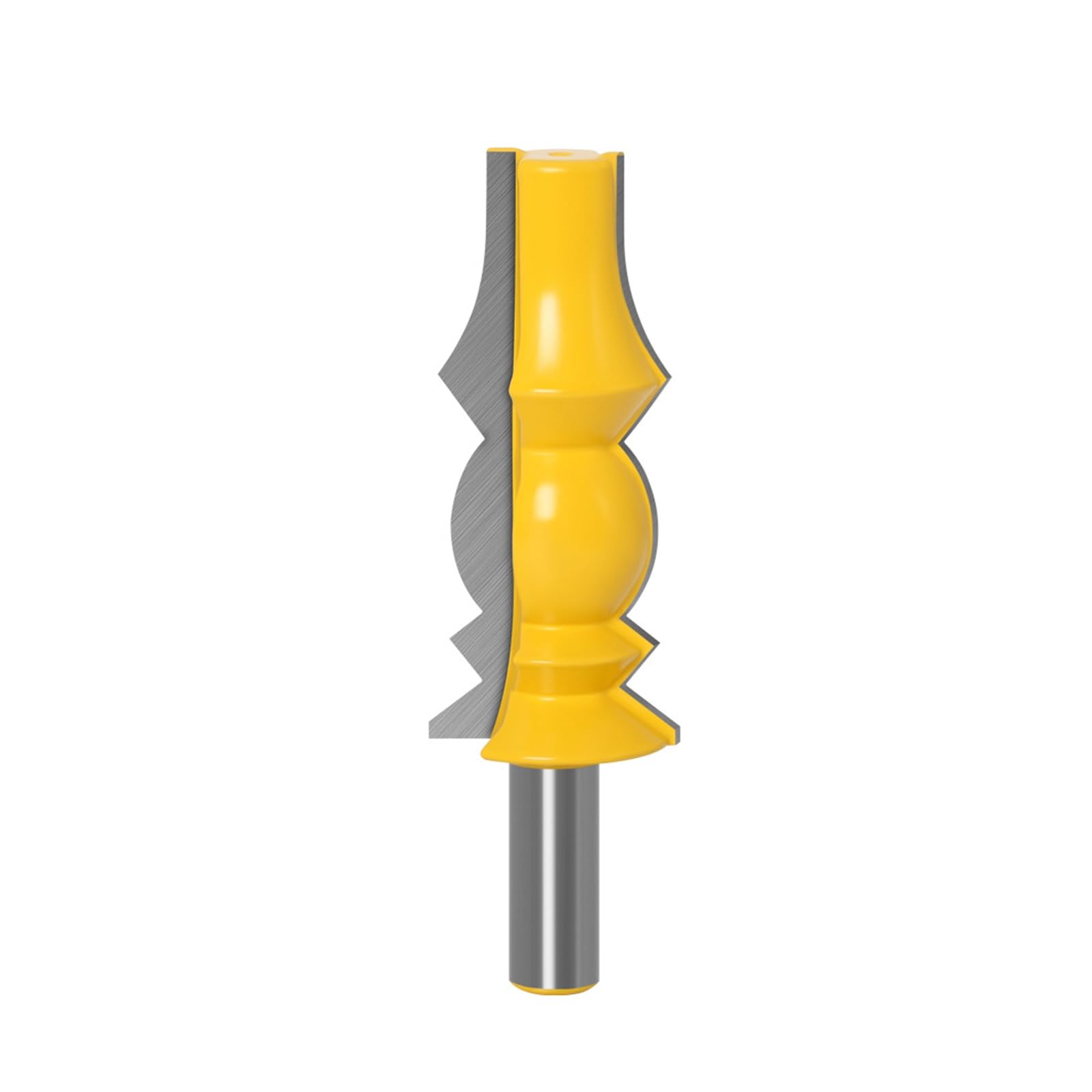 1pc 1/2 "Shank 12mm Shank duża odwracalna korona odlewnictwo 2 Bit zestaw frezów nóż liniowy czop frez do narzędzi do obróbki drewna(12mm)