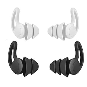 HJBH 2 Paar Slaapoordoppen Siliconen Ovale Anti-Geluid Oordopjes Herbruikbare Veilige Ruisonderdrukkende Oordopjes Voor…