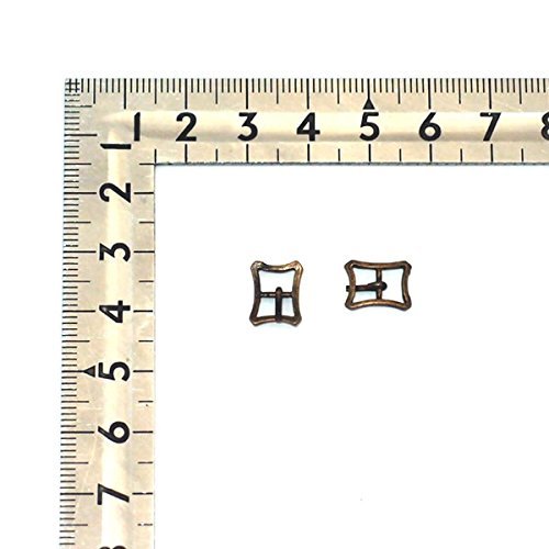 Amazon | ミニバックル(ミニ美錠) 5mm Cタイプ アンティークゴールド  