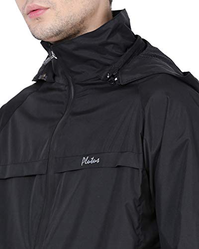 Image of Plutus Windcheater For Men Lightweight Regular Fit Jacket For Men Nylon Wind Cheaters For Men Track Jackets For Men Casual Wear Multipurpose Stylish