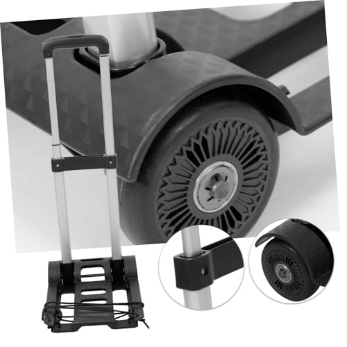 Carrito plegable portátil ligero para compras y equipaje miniatura 6