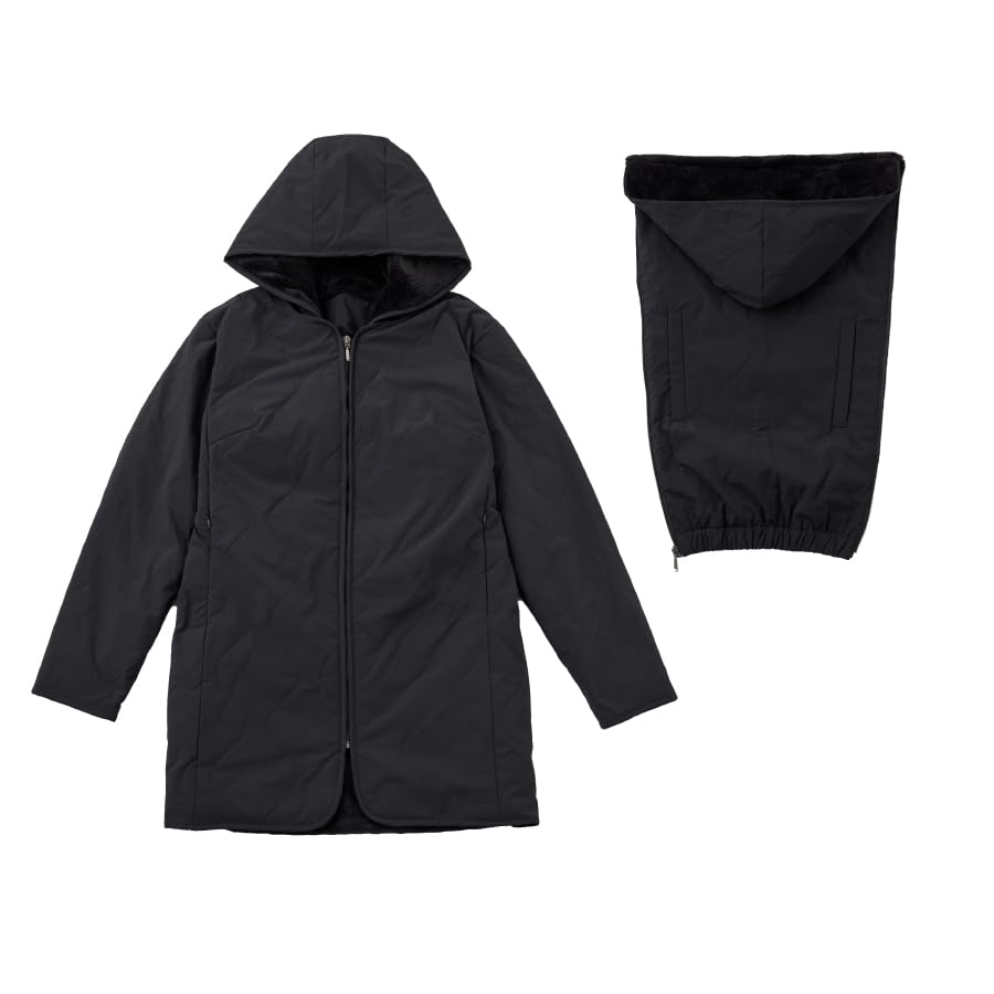 Mama Coat, Outerwear, Carry Strap, Cold Protection, Jacket, Down, Quilted, Loose, Postpartum, Maternity Ladies' Hood, Baby Boa, 2-Way, Anti-Static, Baby Mom-image-23