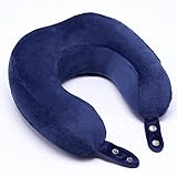 Fácil de transportar almohadas de viaje: nuestras almohadas tienen broches, por lo que no hay necesidad de comprimirlos en ninguna bolsa, simplemente solucionelos en el lado de la mochila o las pertenencias.