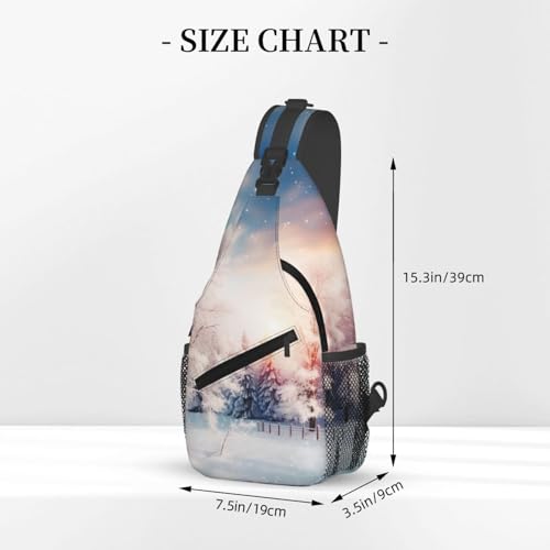 Bolso tipo Sling para Hombre y Mujer Negro, para Viaje y Senderismo miniatura 2