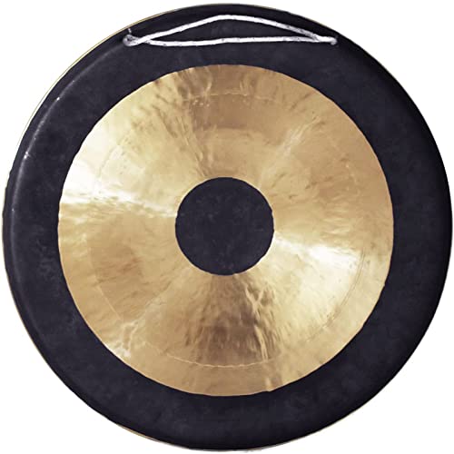 Arborea Chau Gong Includes Mallet & Hanging String Chinese Gong 20 Inch for Sound Healing Meditation Home or Office - Thumbnail 4