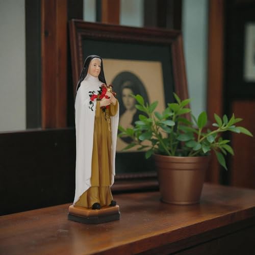 Estatua de Santa Teresa de Lisieux de Resina 8.2x2.4x2.2 in miniatura 5