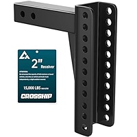 3-in-1 ATV/UTV Adjustable Trailer Hitch Towing Ball Mounts - Fits 2