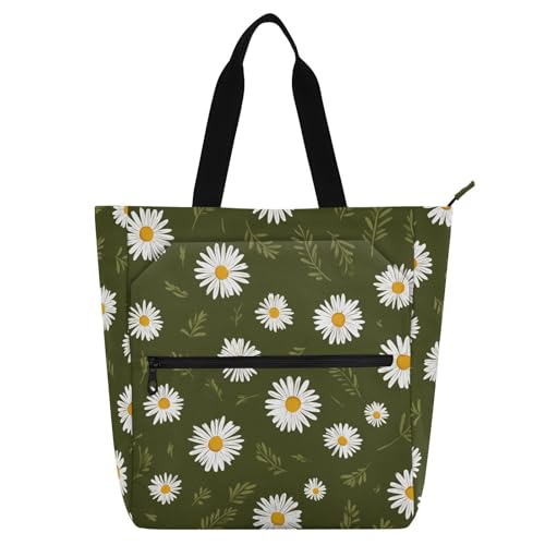 Bolsas de mano grandes de tela con cremallera para un transporte seguro