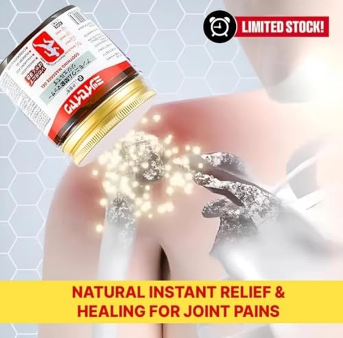 Image of Japanese Instant Pain Relief Soomthing Massage Gel | Fast-Acting Muscle & Joint Comfort | With Mugwort Oil, Camphor & Lactic Acid | Relief for Back, Neck, Shoulders & Knees (100 gm (pack of 1))