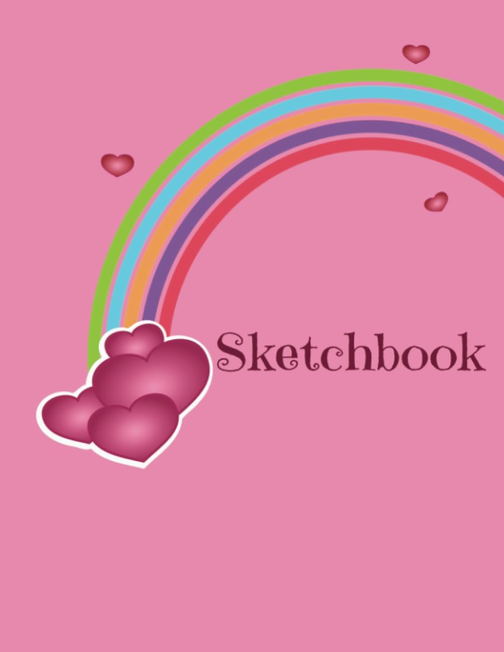 Sketchbook: Sketchbook for Girls: 8.5" x11" drawing pad with premium white 110 pages | Perfect for drawing, coloring, doodling, and more