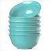 Le Tauci 4 Piece Cereal Soup Bowls Set, 18 Ounce Blue
