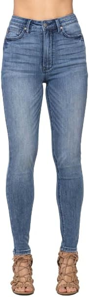 Judy Blue Women's High Waist Tummy Control Vintage Skinny Jeans 88679