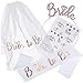 4 Pièces EVJF Accessoires Décoration, Bride to Be Sash, Voile de Mariée, Diadème de Mariage, Tatouage, Bride to Be Accessoires pour Enterrement de Vie de Jeune Fille Accessoires Déco