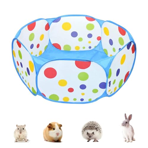 LBJFYHJN Gabbia pieghevole per piccoli animali, per esterni, con funzione pieghevole, adatta per piccoli animali come conigli, criceti, porcellini d'India, riccio