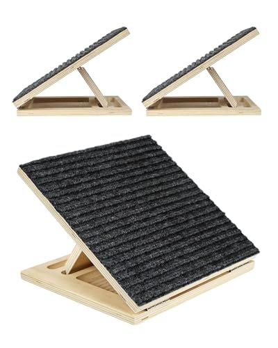 2 Pack Foldable Wooden Dog Ramp for Stairs without Installation Non-Slip Dog Stairs for Small or Medium Dogs and Cats Step and Stair for Injured and Older Pets