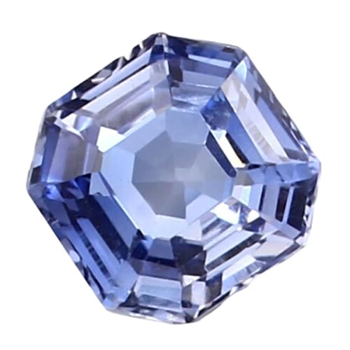 Pierre gemme saphir bleu ceylan 9x9mm pour fabrication bijoux collier bague