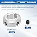 MECCANIXITY 4 Pack Shaft Collar, Aluminum Alloy 1/2