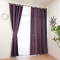 Amazon｜curtain-fabfun 2級 遮光 カーテン 178cm丈 200 幅 1枚