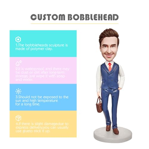 Bobblejoy CUSTOM BOBBLEHEADS FIGURINE Custom Bobblehead Personalized Figurine thumb #3
