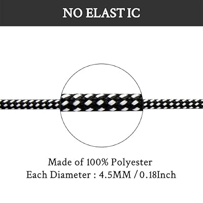 Endoto Shoelaces for Merrell Moab Boots Replacement Round Shoe Laces Hiking Running Shoes Strings