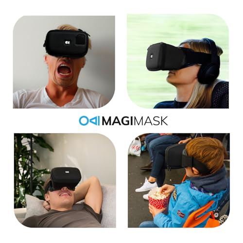 MagiMask VR Headset for Phone | Unibody Lens | HD FPV Monitor Compatible with All Smartphones | Alternative to AR Glasses & VR Goggles by DroneMask - Used condition - Image 9