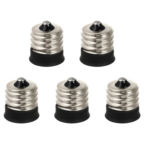 VILLFUL 5 Pièces E17 Support De Lampe De Conversion Ampoules Support De AmpouleDe Lumière Adaptateur E17 De Base E14