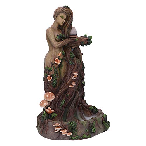 Lady Earth Female Tree Spirit Natural Backflow Incense Burner #TOP3