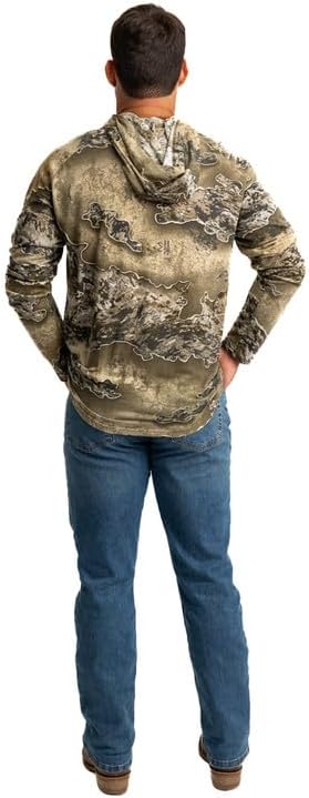 Miniatura 5 de Realtree Camisas con capucha de bambú para correr, senderismo y caza de camuflaje clásico para hombre, diseño de camuflaje
