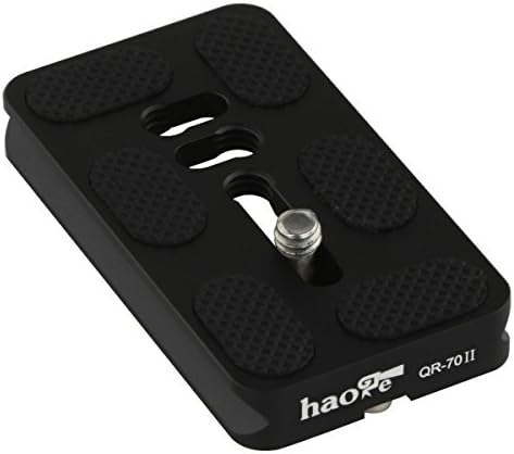 Haoge QR-70II 70mm Metal Universal Quick Release Plate Fits Arca-Swiss Standard for Tripod Ballhead Panoramic Head Ball Head Clamp