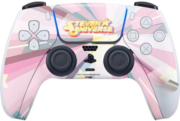 Skinit Decal Gaming Skin Compatible with PS5 Pro Bundle - Officially Licensed Cartoon Network Steven Universe Steven Universe Logo Design
