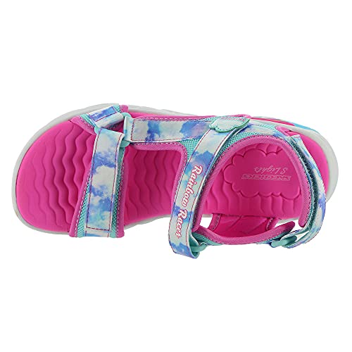 Skechers Kids Girls, RAINBOW RACER, BLU