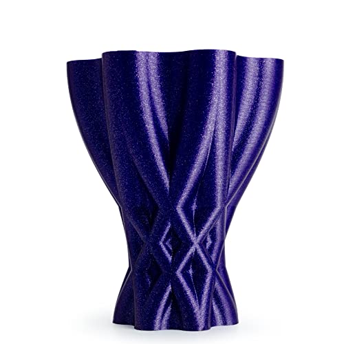 Image of ZIRO Shiny Sparkle PLA Filament with Glitter, Shining 3D Printer PLA Filament 1.75mm, Diamond Series Colorful Spool 1kg, Neatly Wound, Fit Most FDM 3D Printers, Dimaond Blue