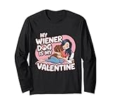 Photo Gallery il mio cane wiener è il mio bassotto di san valentino maglia a manica Photo Gallery il mio cane wiener è il mio bassotto di san valentino maglia a manica