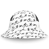 Headsweats Performance Running Bucket Hat, White, S/M