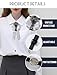 FEOYA Womens Ribbon Gothic Neckties Uniform Rhinestone Bow Tie Short Pre-Tied Bow Ties Cute Victorian Bowtie Fashion Jewel Necktie Light Gray