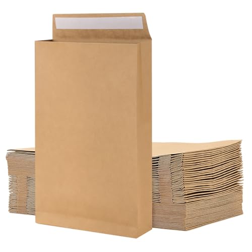 Enveloppes soufflet C4 marron : fini les enveloppes déchirées pour magazines
