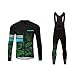 UGLY FROG Kurzarm/Langarm Komplettes Set 2021 Herren Radtrikot Set Fahrrad Trikot Langarm/Kurzarm +Bib Kurze Hosen/Lange Hosen Radhose mit Sitzpolster Frühling, Sommer und Herbst
