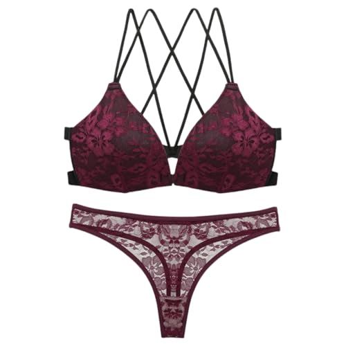 Soutien-gorge push-up à fermeture avant et dos croisé pour un galbe parfait sans douleur