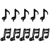 Abaodam 10 Piezas Globos De Notas Musicales Inflables De Papel De Aluminio 17.32X15.74In Decoración Para Fiestas...