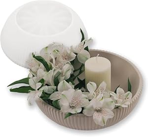 KZXCVS Silikonform Schale Gestreift (20x7cm)