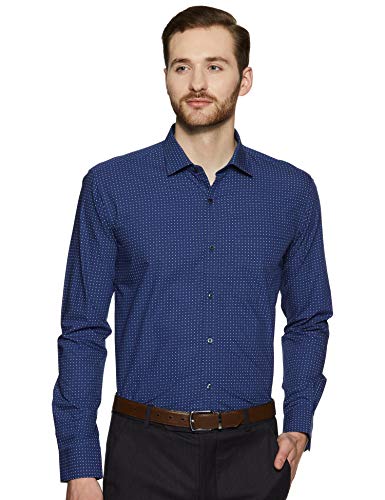 Park Avenue Men's Plain Slim Fit Formal Shirt