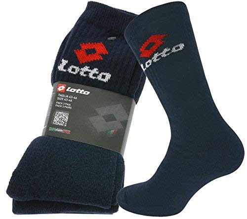 Chaussette homme LOTTO lot de 12 paires de chaussettes de sport noires